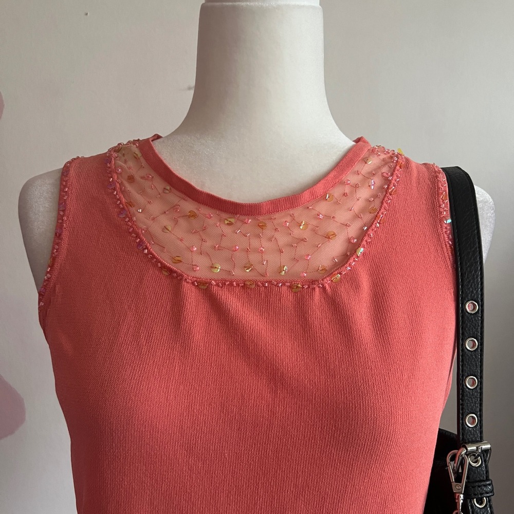 Y2K Beaded Top, 90s, Festival, Coachella, Boho, Vacation, Medium - Picture 2 of 4